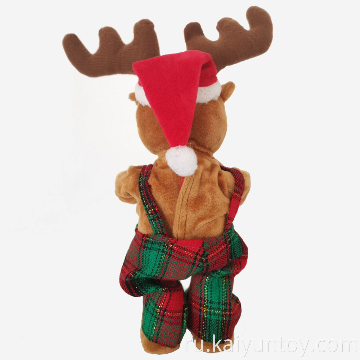 30cm Musical Reindeer Xmas Decoration